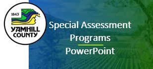 Sepcial Assessment Programs PowerPoint